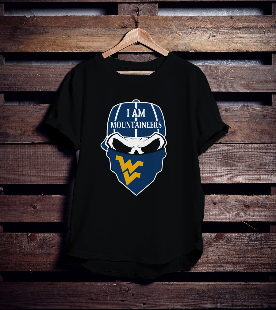 I Am Mountaineers West Virginia Skull T-Shirt