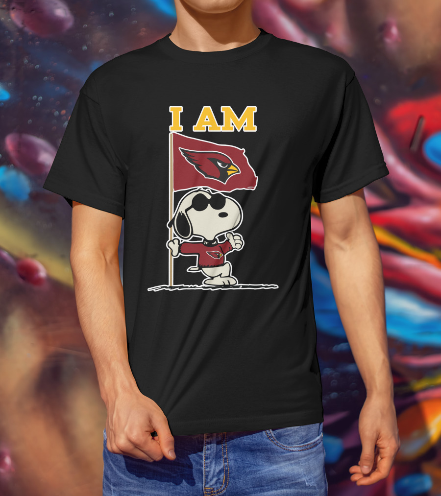 I Am Arizona Cardinals Snoopy T-Shirt