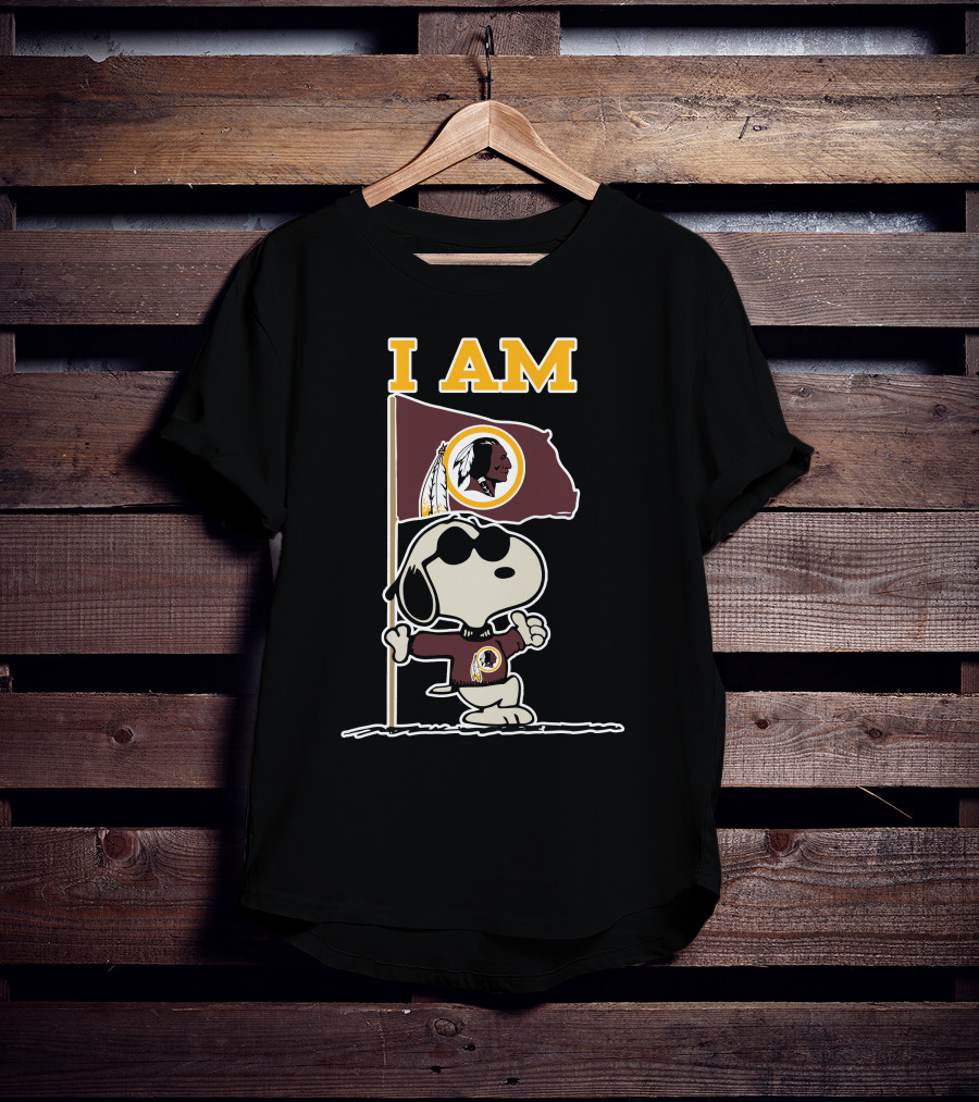 I Am Washington Redskins Snoopy T-Shirt