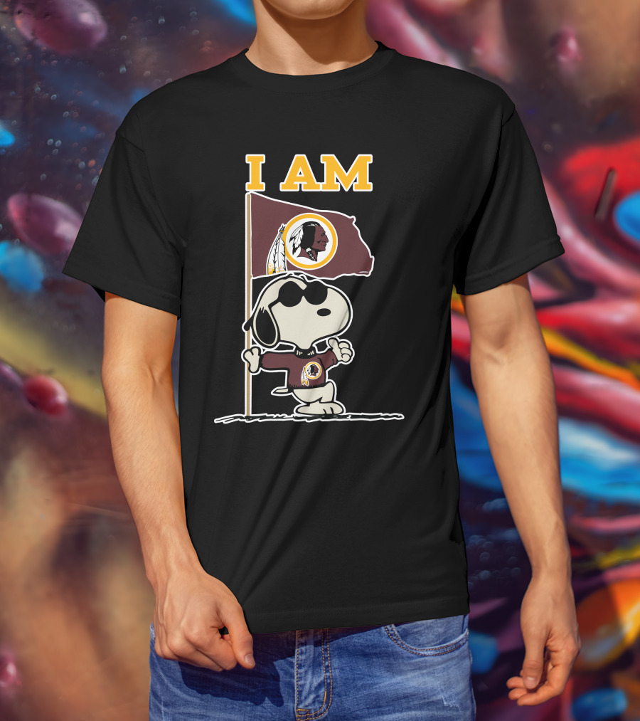 I Am Washington Redskins Snoopy T-Shirt