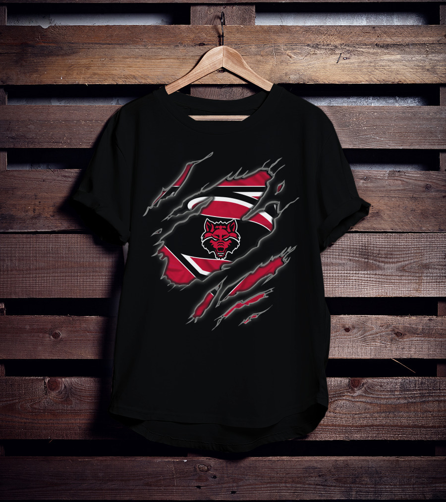 Arkansas State Red Wolves Superman T-Shirt