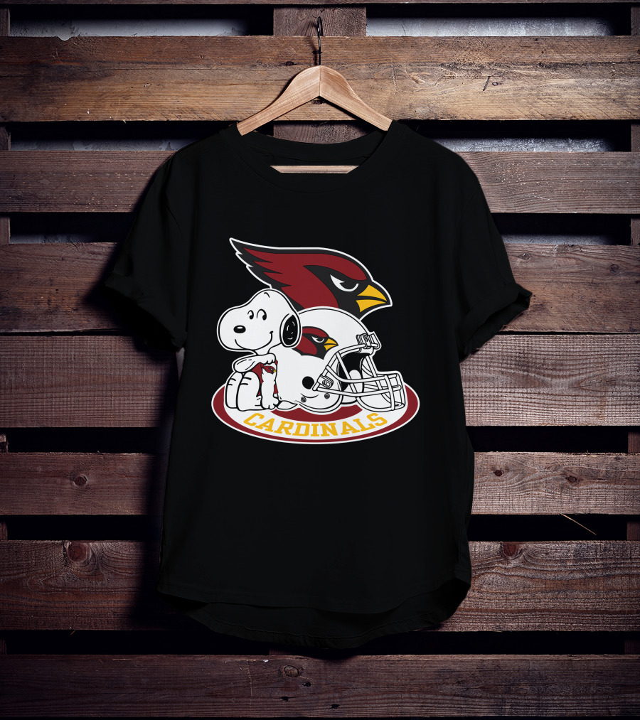 Arizona Cardinals Snoopy Football Team Helmet Icon 2 T-Shirt