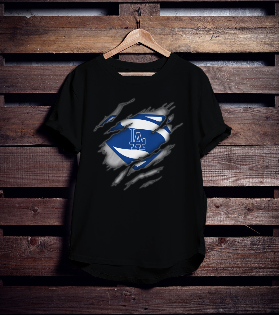 Los Angeles Dodgers La Superman T-Shirt