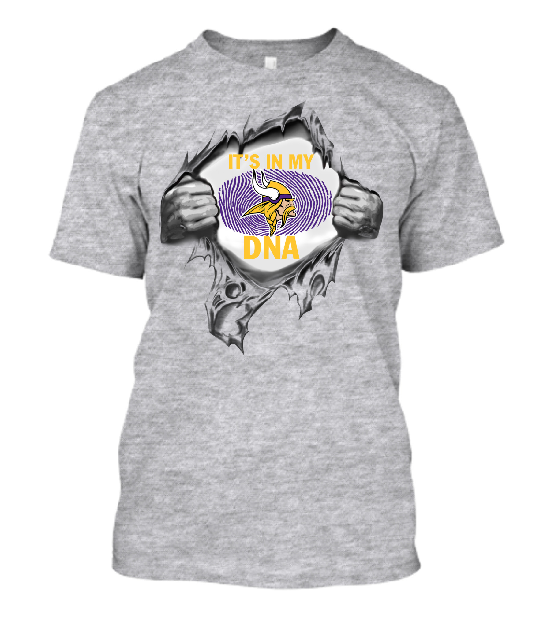 Minnesota Vikings It’s In My Dna Fingerprint T-Shirt