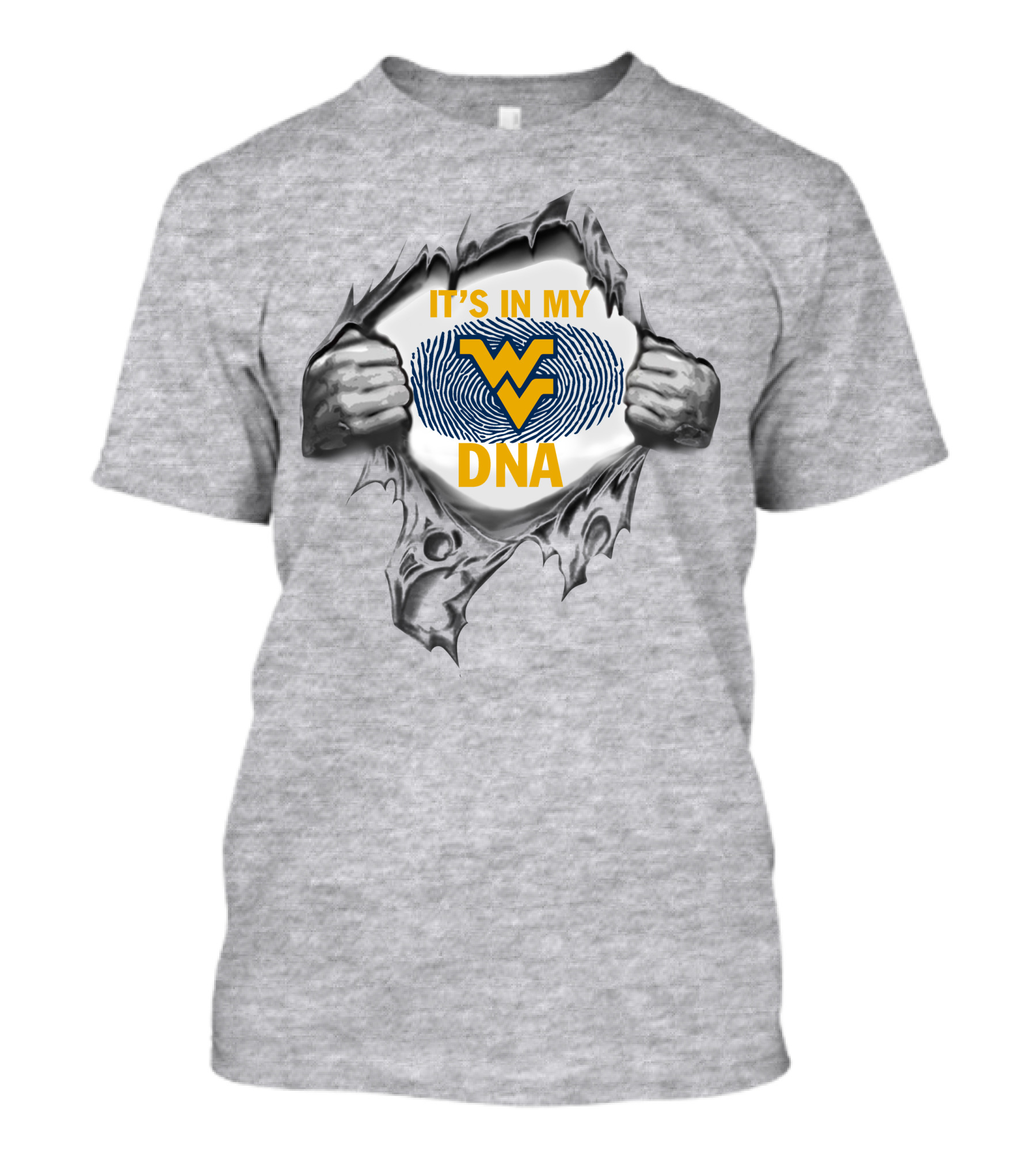 It's In My West Virginia Mountaineers Dna T-Shirt
