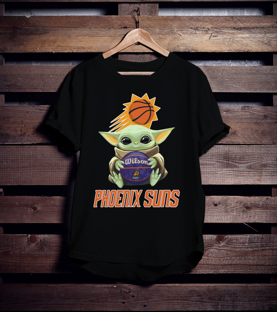 Phoenix Suns Baby Yoda Wilson Basketball T-Shirt