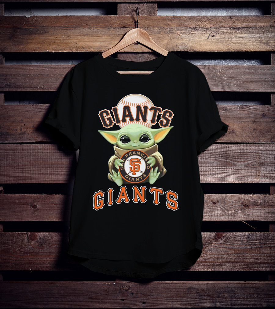 San Francisco Giants Baby Yoda Giants Baseball T-Shirt
