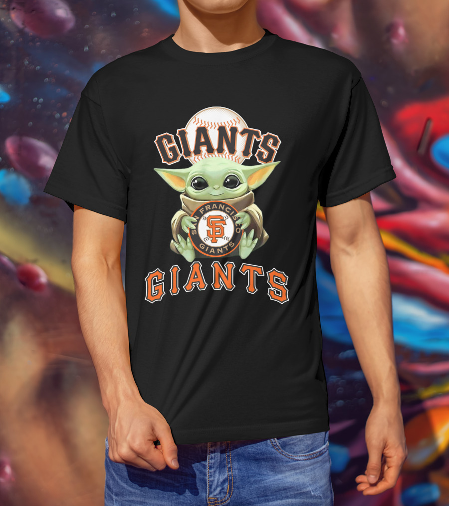 San Francisco Giants Baby Yoda Giants Baseball T-Shirt