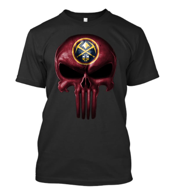 Denver Nuggets Skull Logo Crossover T-Shirt