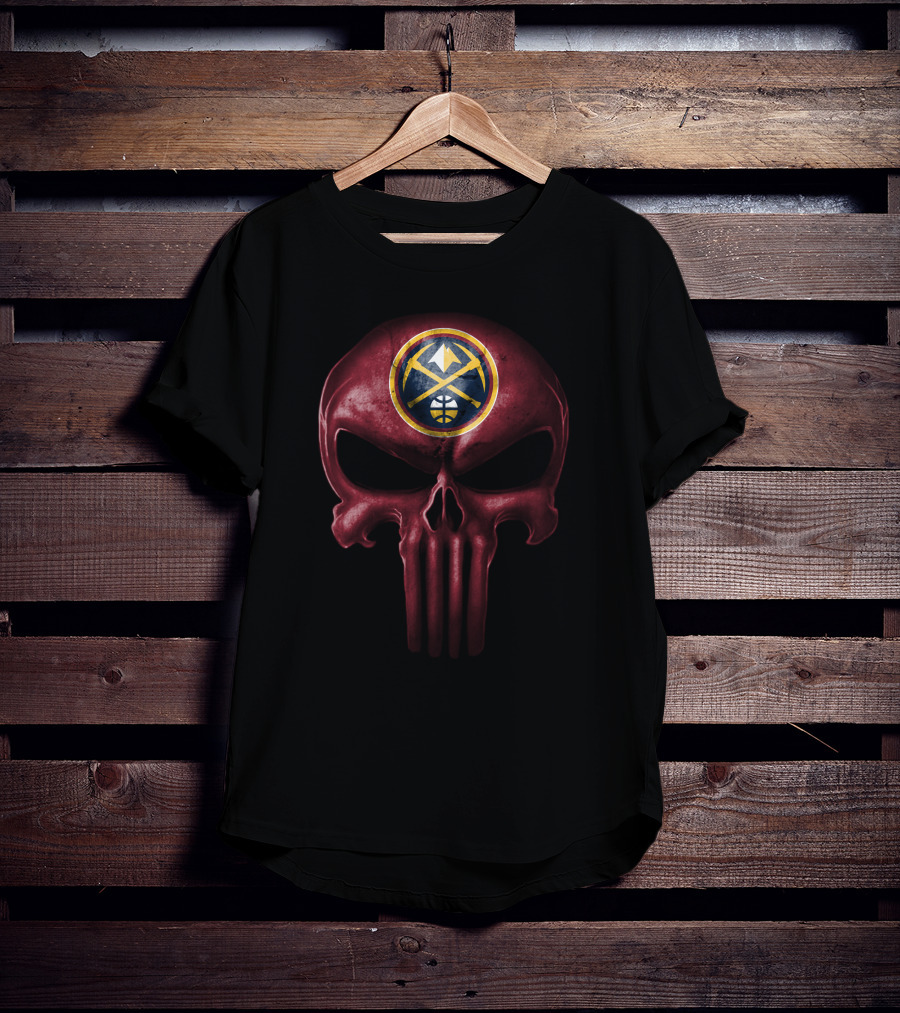 Denver Nuggets Skull Logo Crossover T-Shirt