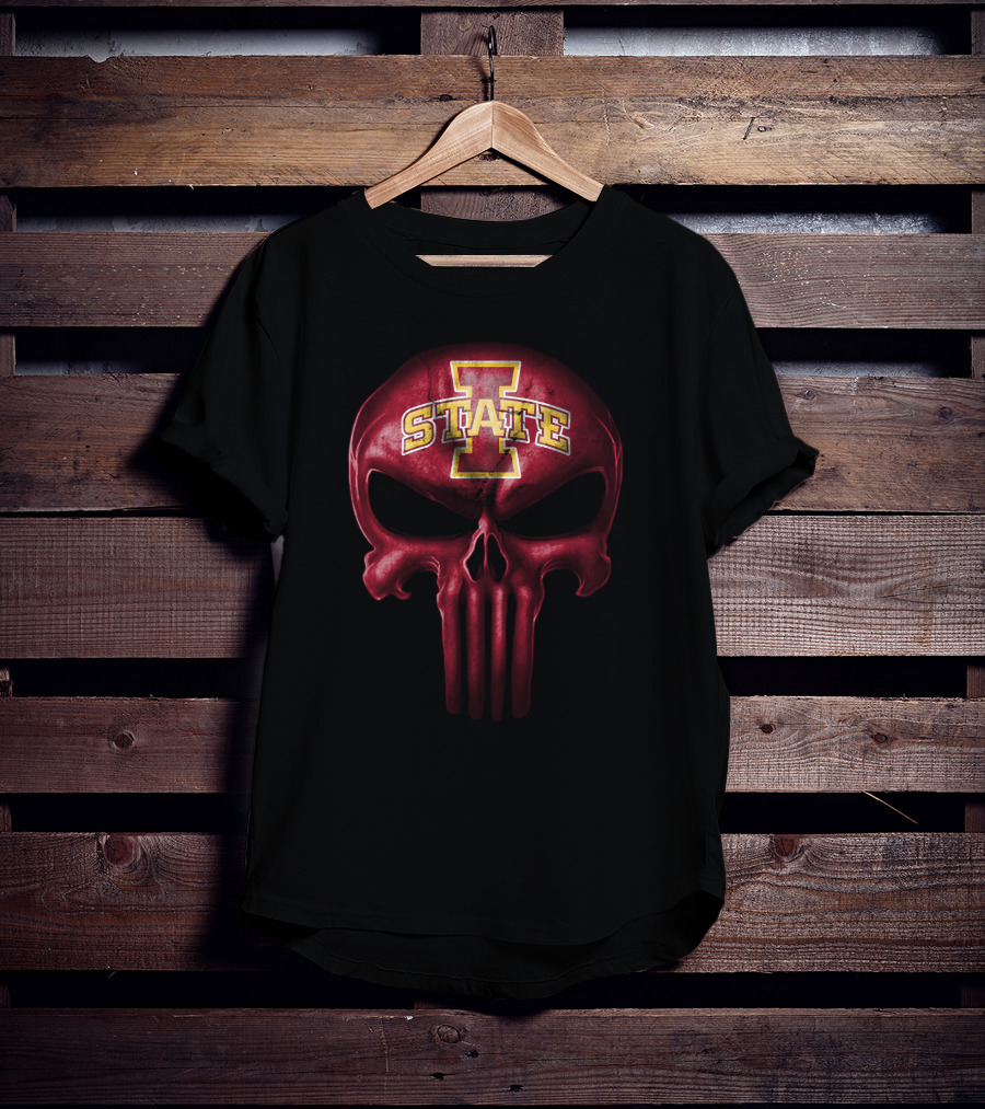 Iowa State Cyclones Skull Logo Dark T-Shirt