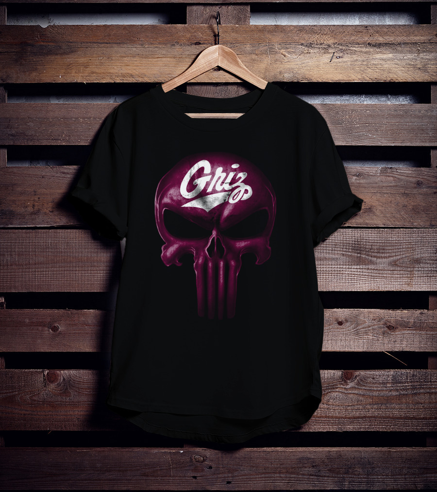 Griz Skull Montana Grizzlies T-Shirt
