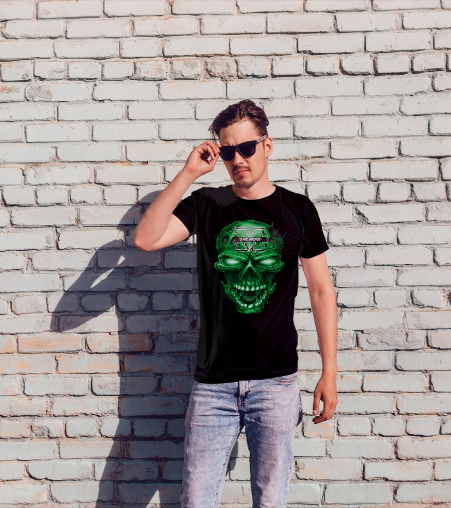 The Herd M Skull Marshall Thundering Herd T-Shirt