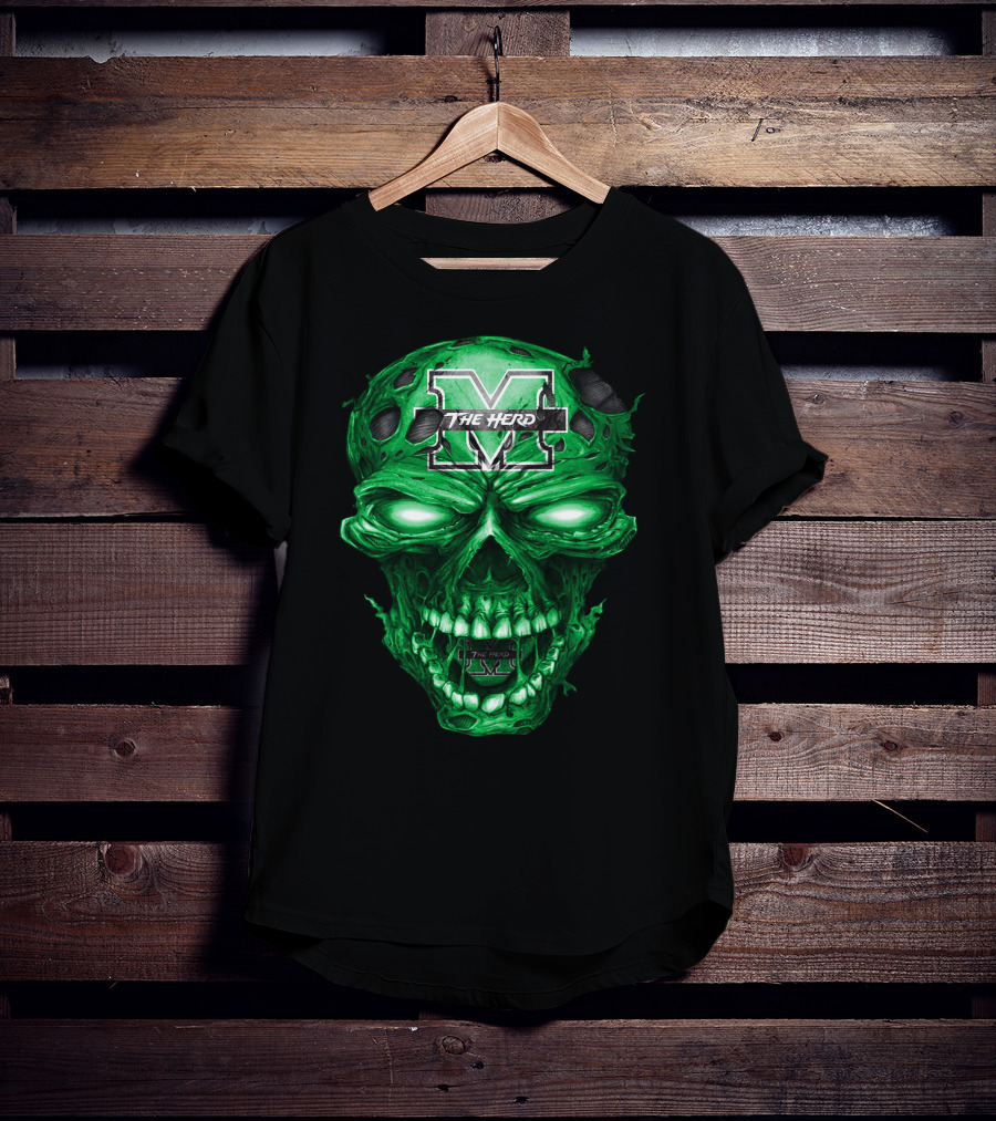 The Herd M Skull Marshall Thundering Herd T-Shirt