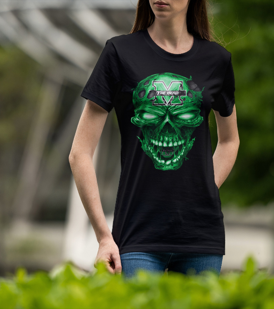 The Herd M Skull Marshall Thundering Herd T-Shirt