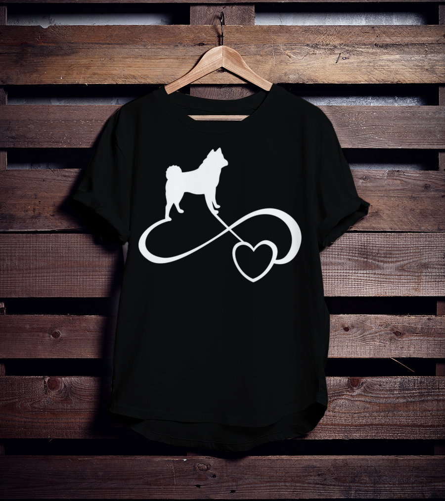 Akita Dog Lover Infinite Heart Breed Endless Love T-Shirt