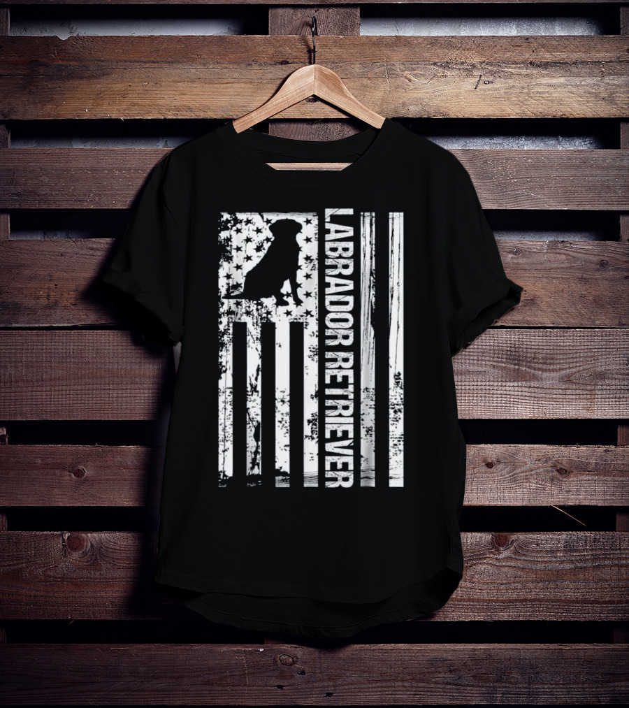 American Labrador Retriever Flag T-Shirt