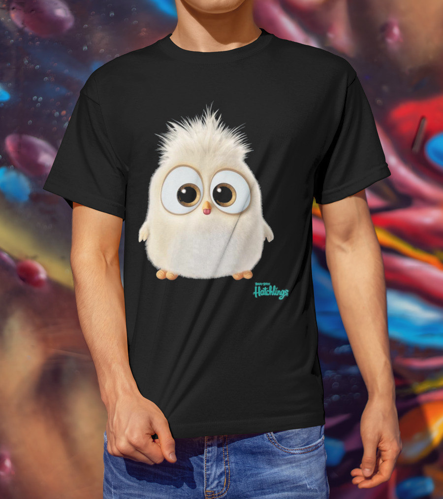 Angry Birds Hatchlings Cute Fuzzy Character T-Shirt