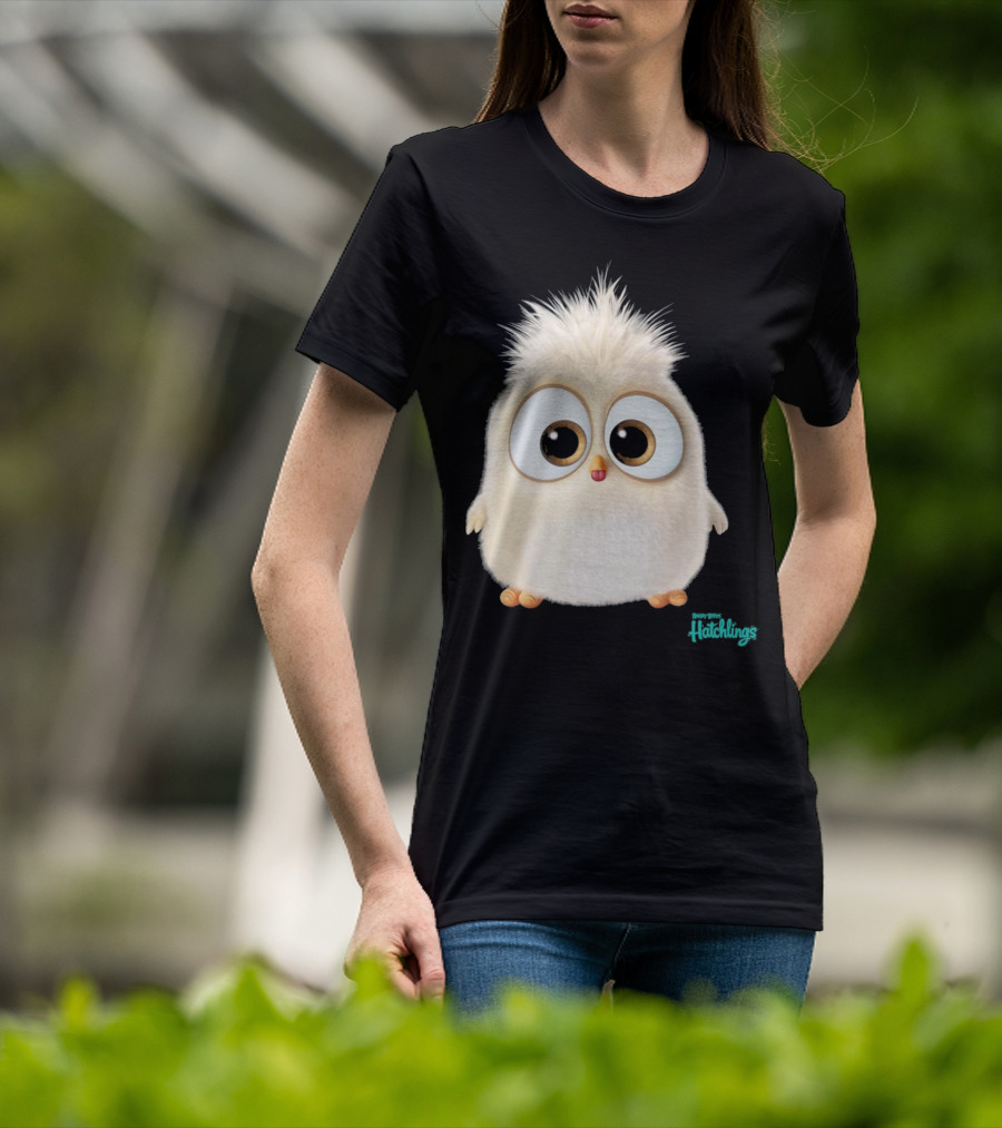 Angry Birds Hatchlings Cute Fuzzy Character T-Shirt