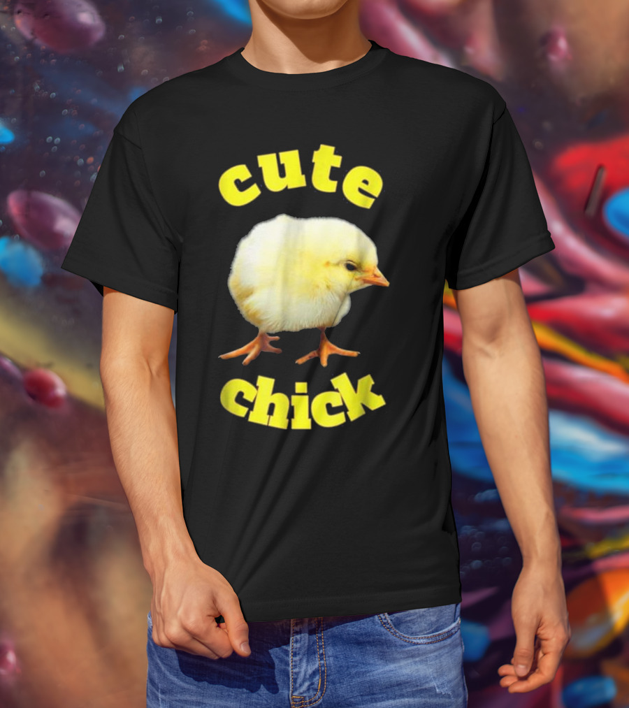 Cute Chick Fluffy Baby Chicken T-Shirt