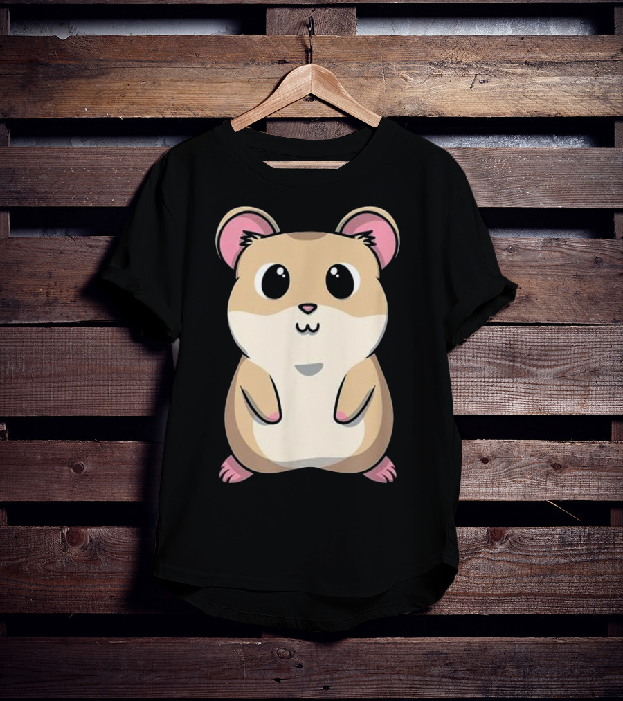 Baby Hamster Cute And Cuddly Rodent Pet Anim Kawaii T-Shirt