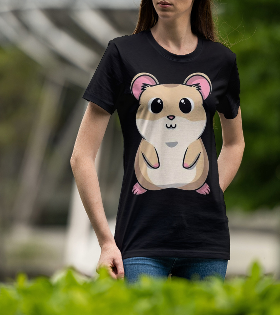 Baby Hamster Cute And Cuddly Rodent Pet Anim Kawaii T-Shirt