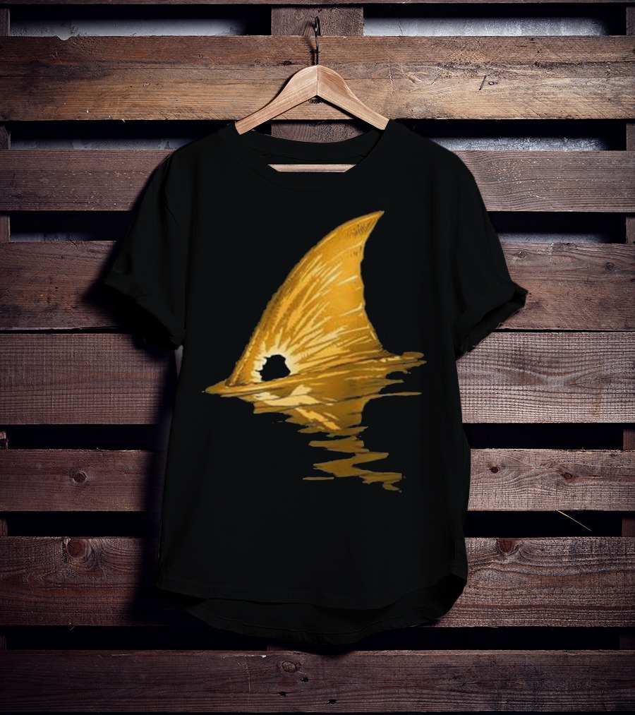 BACK PRINT Tailing Redfish Red Drum Fin T-Shirt