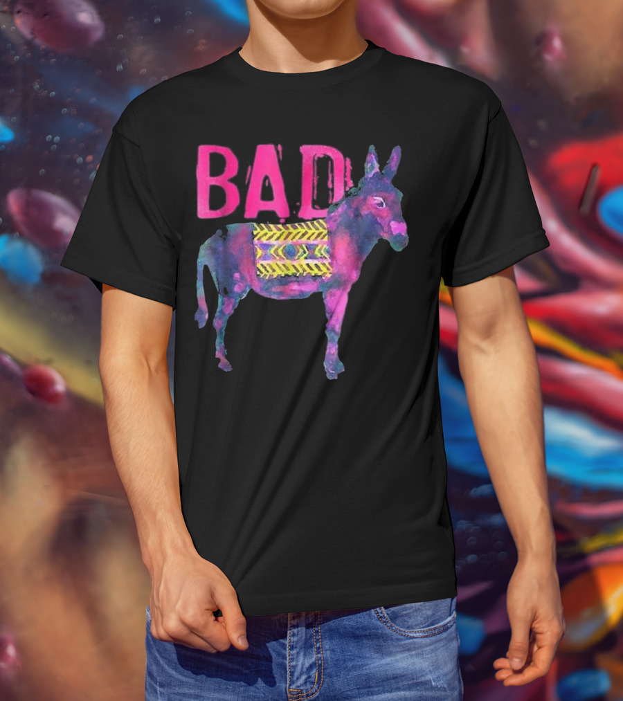 BAD Donkey Neon Abstract T-Shirt