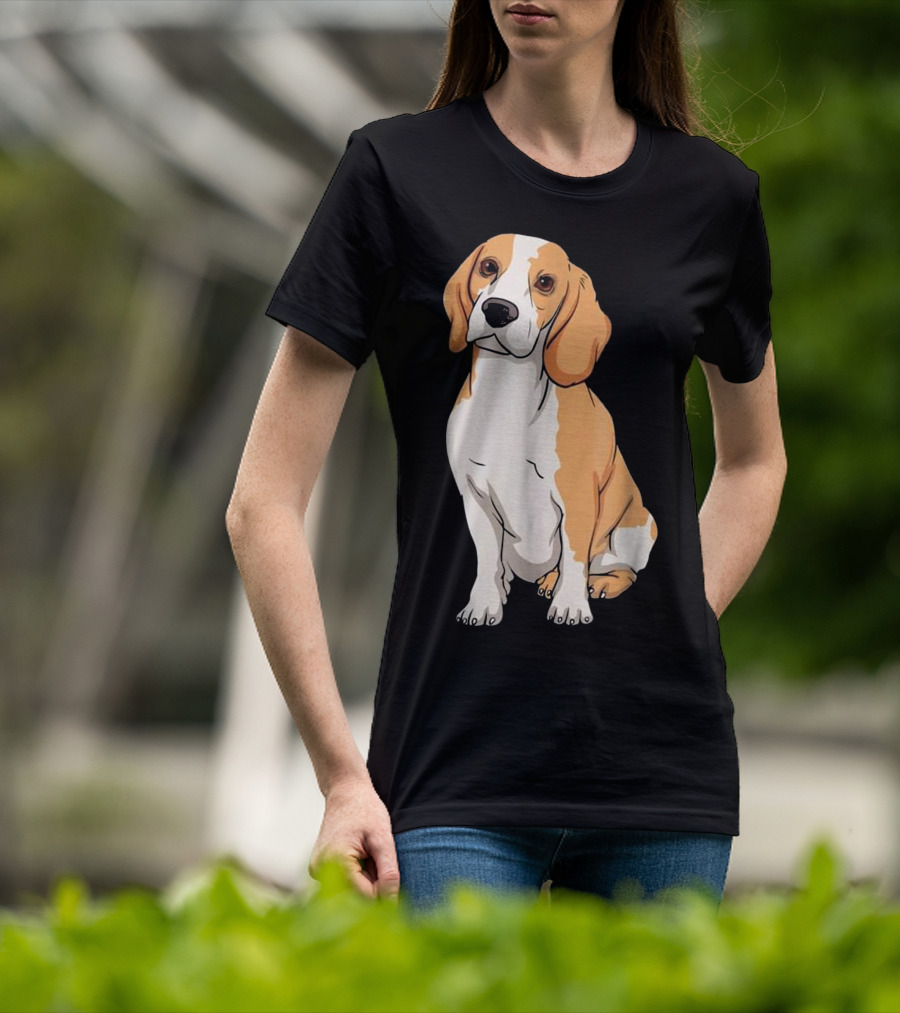 Beagle Funny For Cute Dog Lovers Cartoon T-Shirt