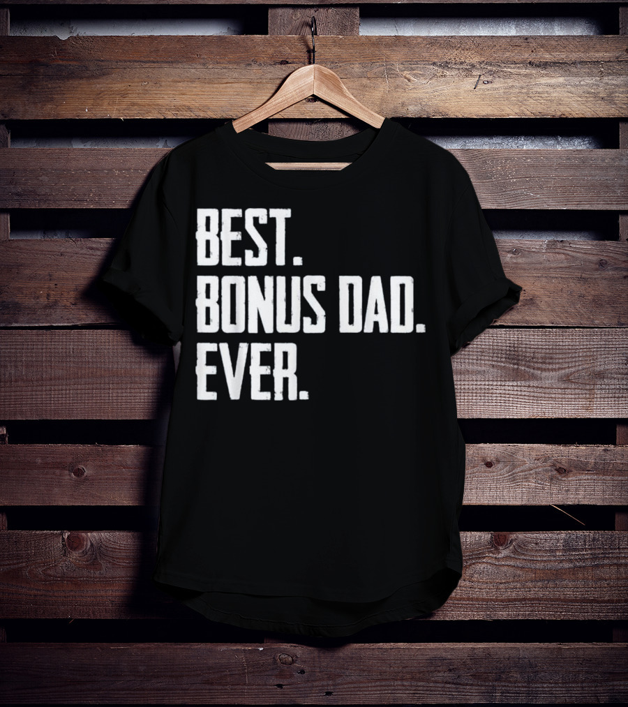 Best Bonus Dad Ever Funny Electrician T-Shirt