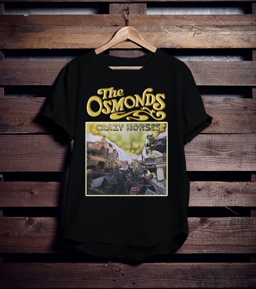 The Osmonds Crazy Horses Album Cover T-Shirt