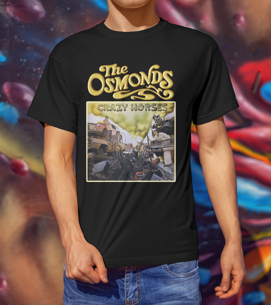 The Osmonds Crazy Horses Album Cover T-Shirt