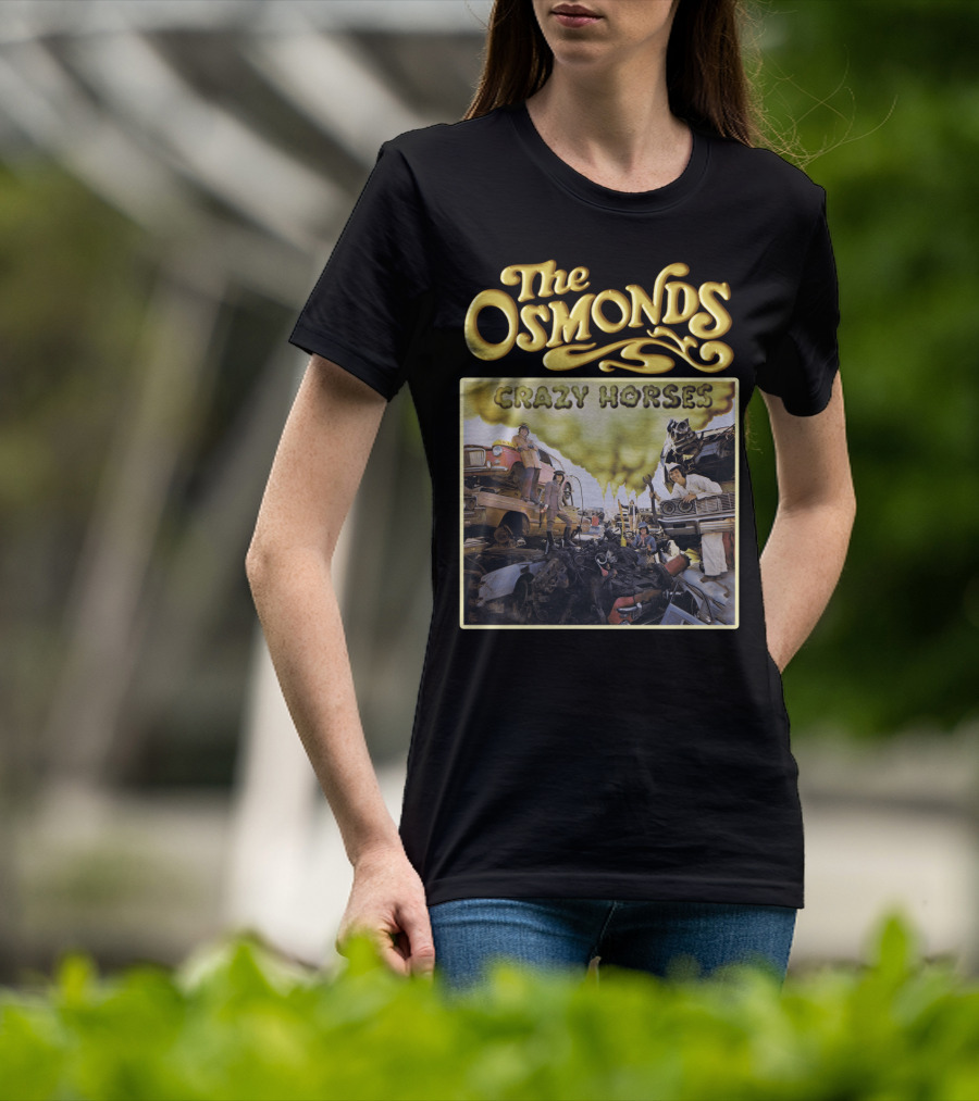 The Osmonds Crazy Horses Album Cover T-Shirt