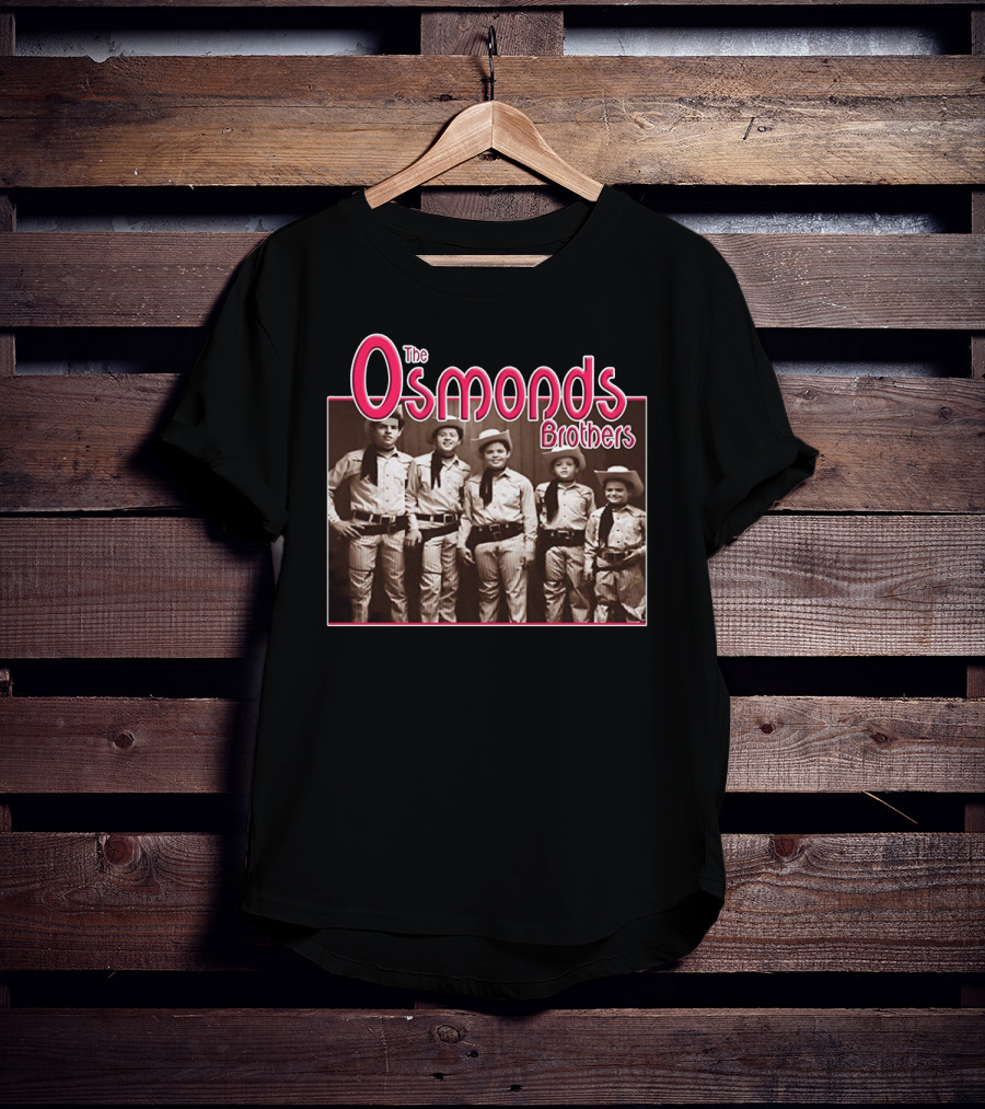 The Osmonds Brothers Vintage Cowboy Outfit Photo T-Shirt