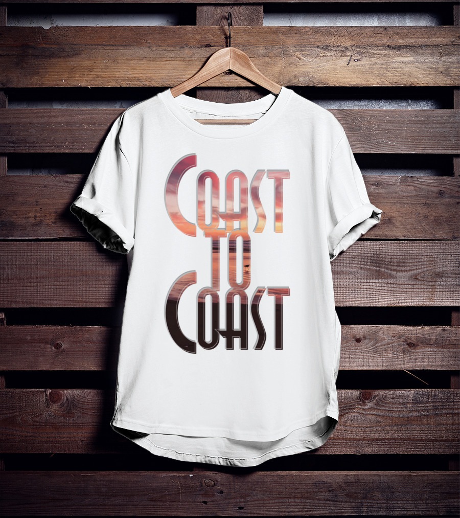 Coast To Coast AM Sunset Reflections T-Shirt