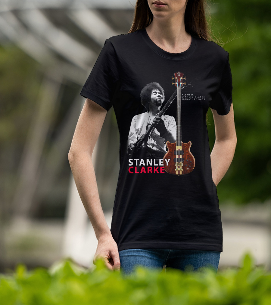 Stanley Clarke Alembic Signature Bass Album Cover T-Shirt