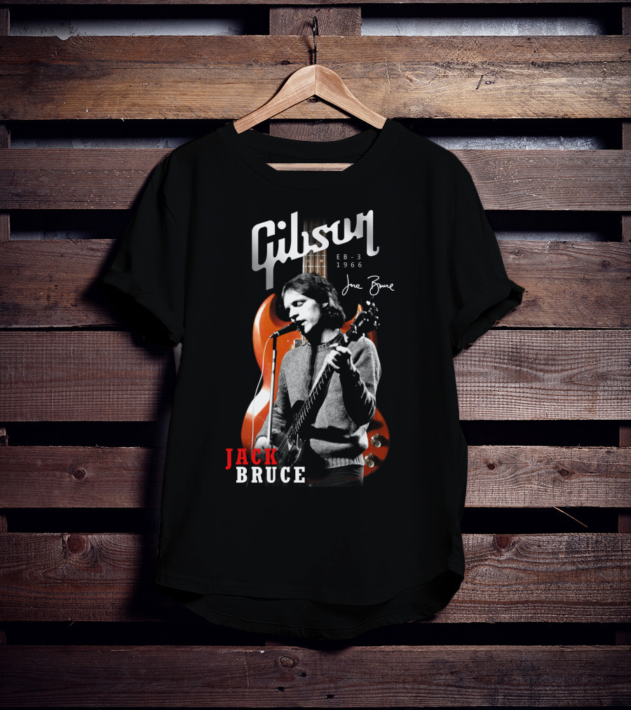 Gibson EB-3 1966 Jack Bruce Signature Bass Iconic Musician T-Shirt
