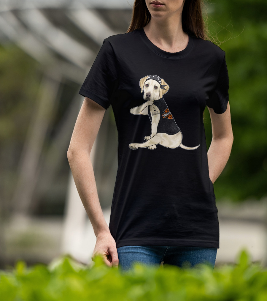 Labrador Retriever Harley Davidson Biker Pup T-Shirt