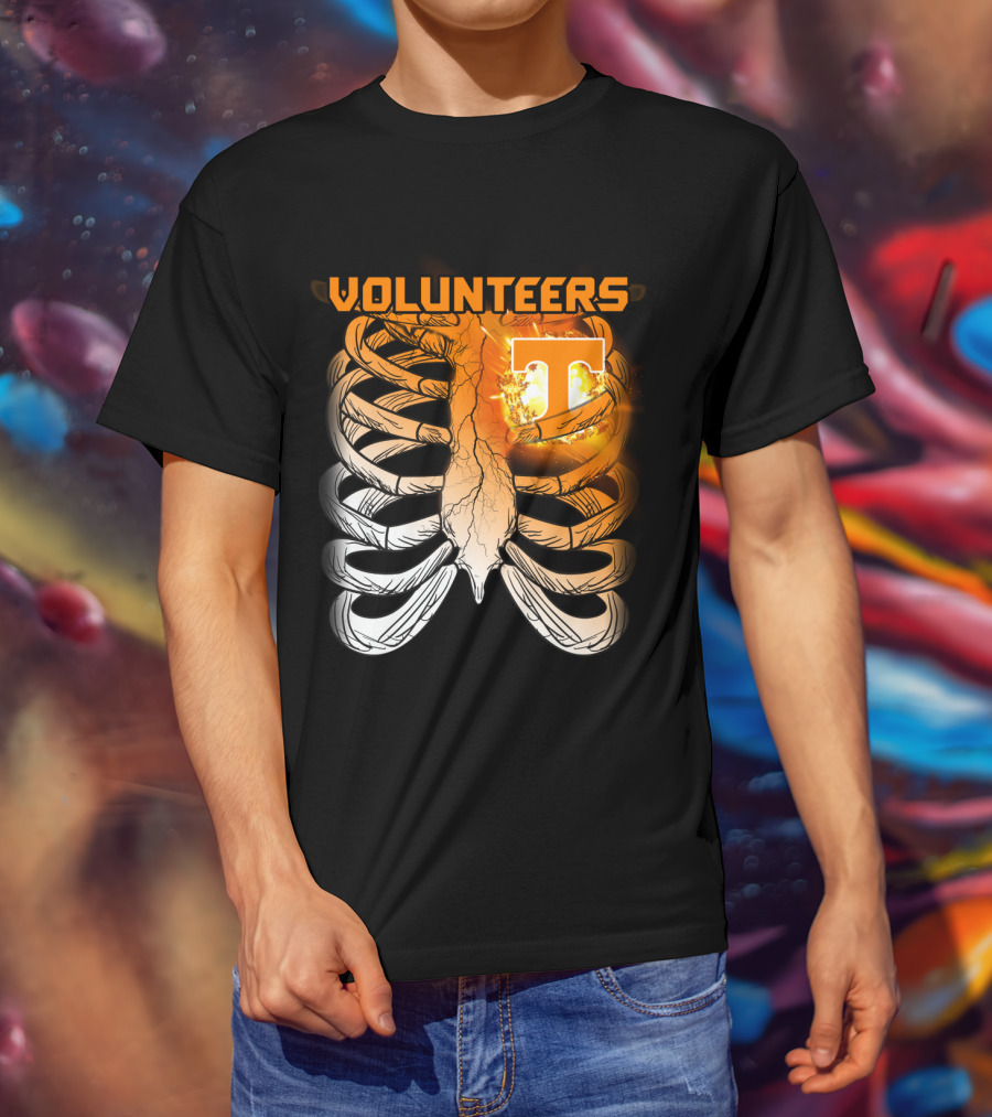 Volunteers Tennessee T Logo Ribcage T-Shirt