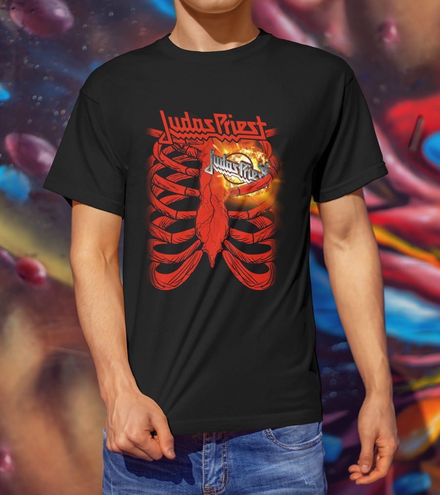 Judas Priest Ribcage Explosive T-Shirt
