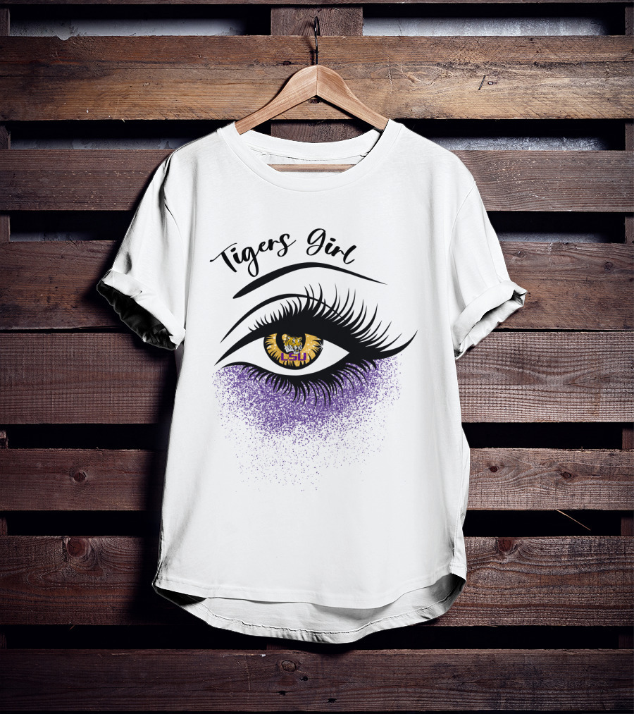 Lsu Tigers Girl Eye T-Shirt