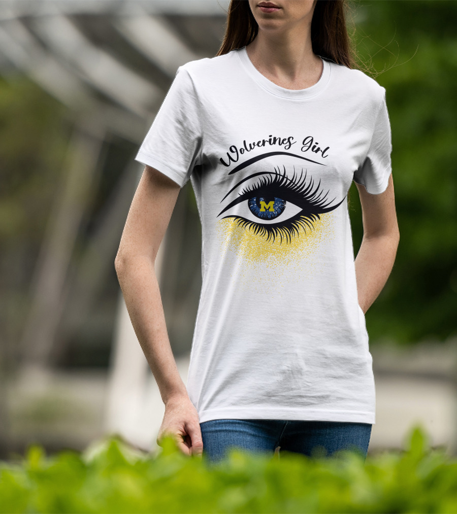 Wolverines Girl M Eye T-Shirt