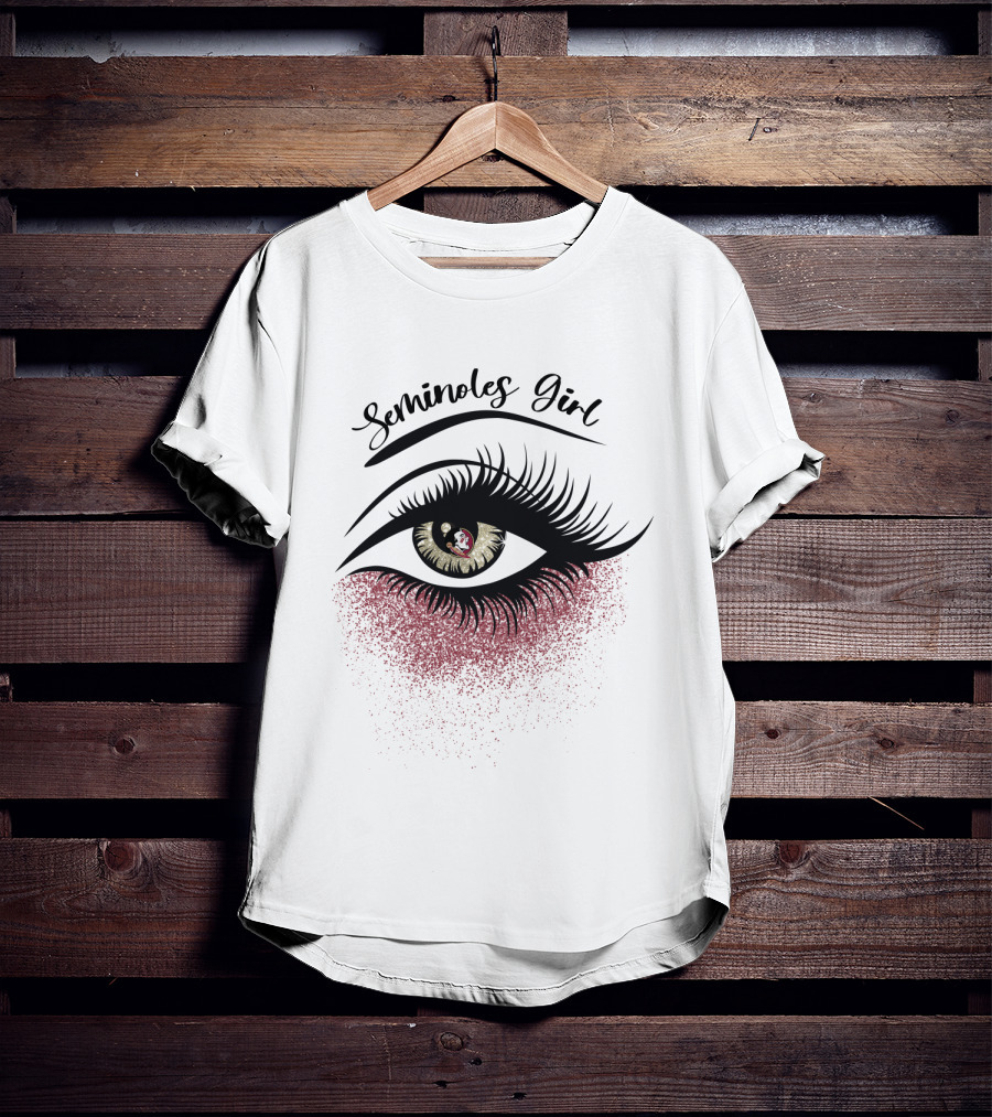 Seminoles Girl Florida State University Eye T-Shirt
