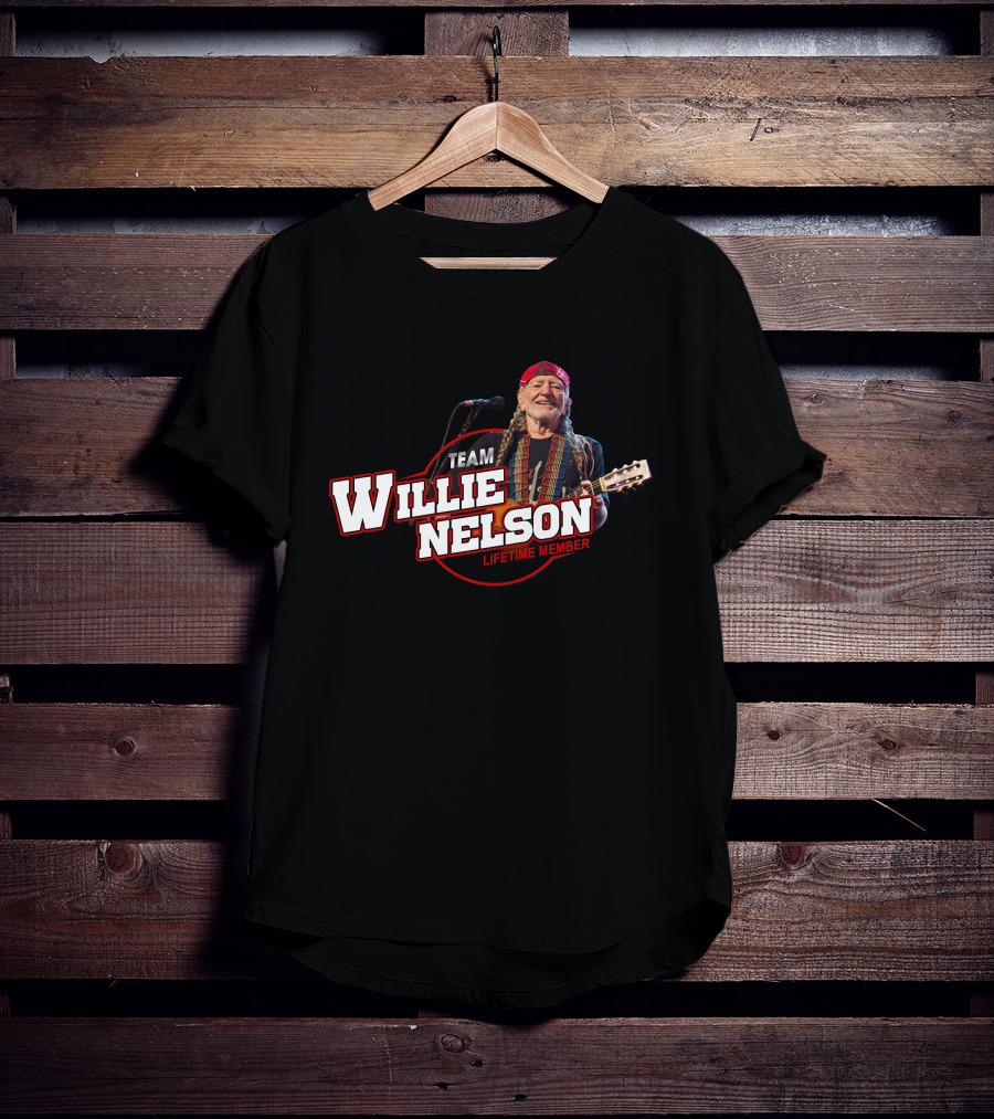 Team Willie Nelson Lifetime Member T-Shirt