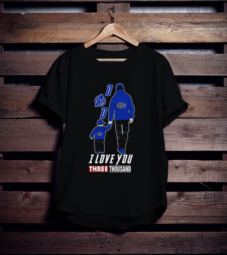 Dad Florida Gators I Love You Three Thousand Boy T-Shirt