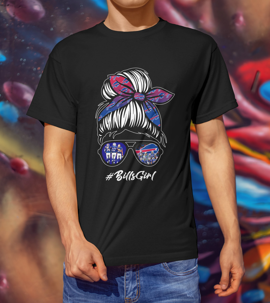Buffalo Bills Girl #BillsGirl Football Fan Spirit T-Shirt