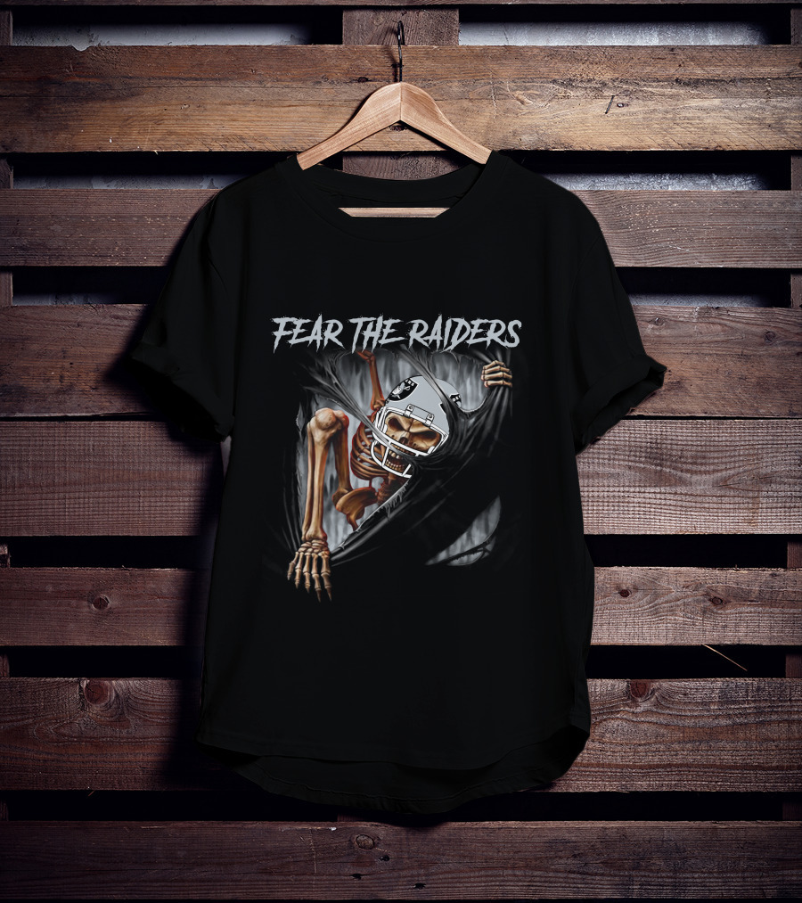 Fear The Raiders Las Vegas Raiders 515NFL L1MTH T-Shirt