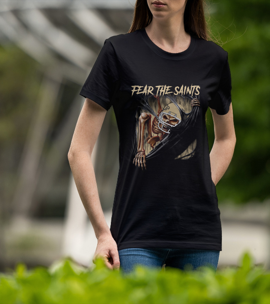 Fear The Saints New Orleans 515NFL L1MTH T-Shirt