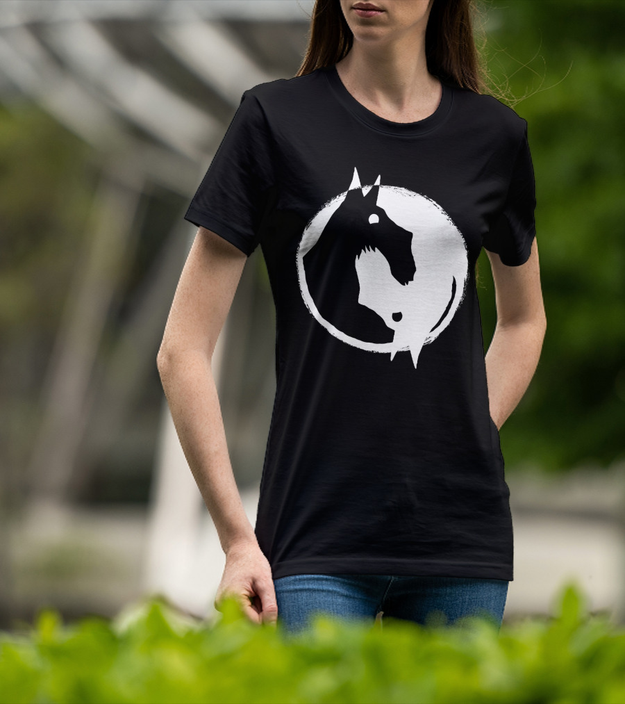 Yin Yang Dog Scottish Terrier T-Shirt