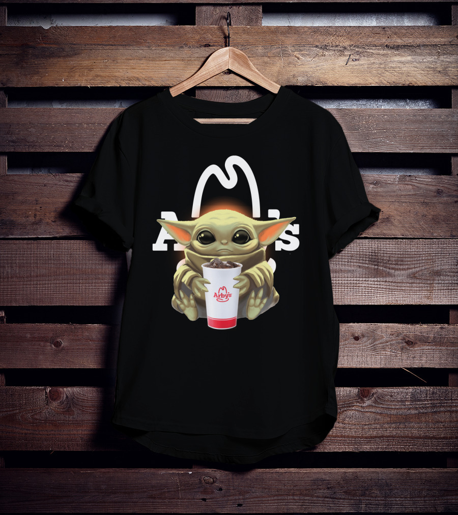 Baby Yoda Holding Arby's Drink T-Shirt